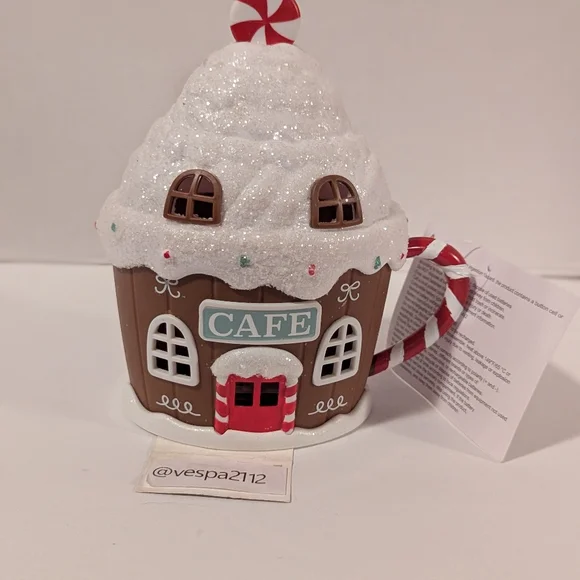 Target Bullseye Playground Christmas Village 3pc Cafe Toy Diner Gingerbread - Picture 7 of 13